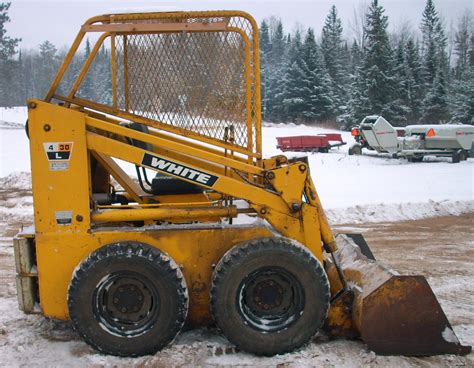 white 4-30l skid steer|White 4.